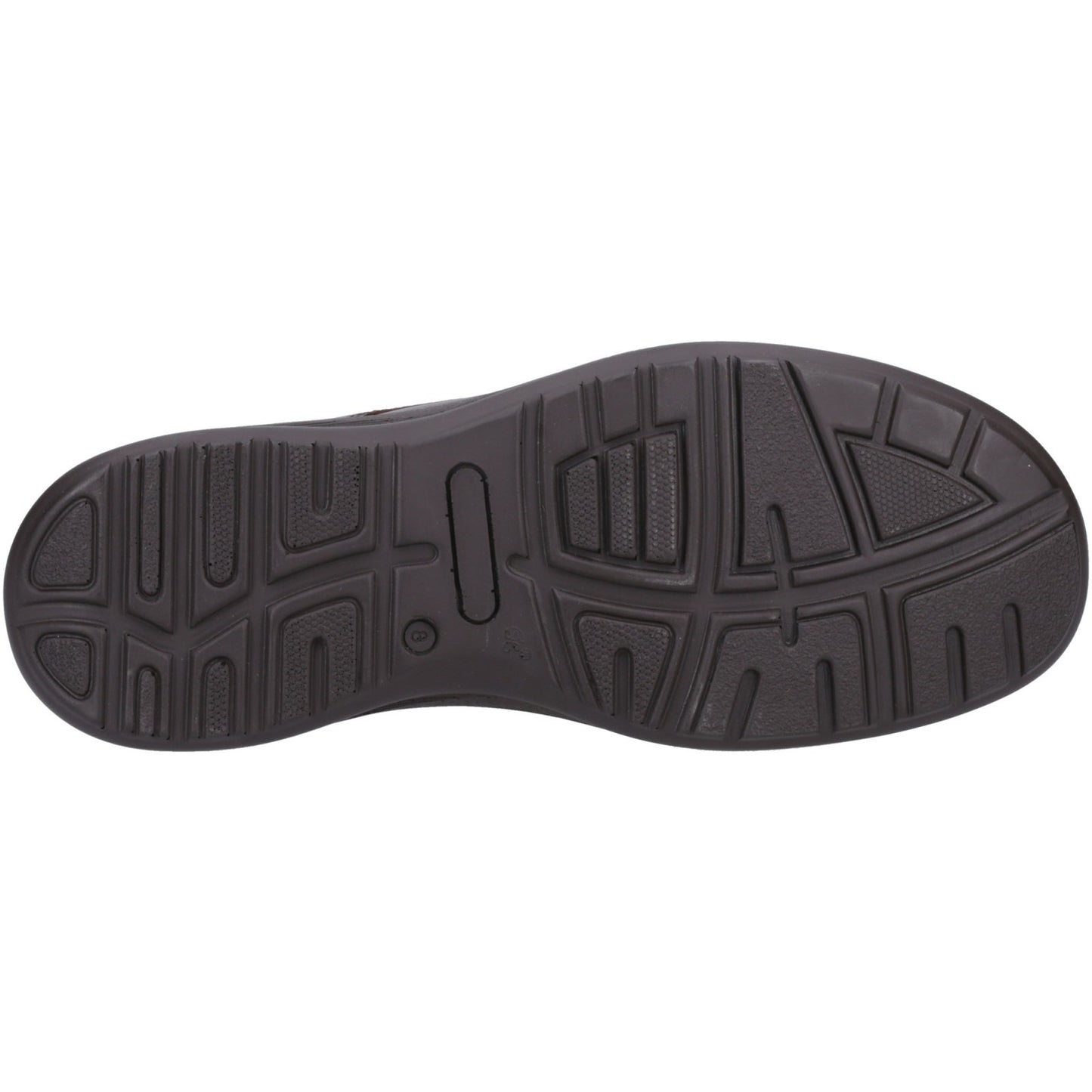 Fleet & Foster Magpie Mens Black Leather Slip On Shoes