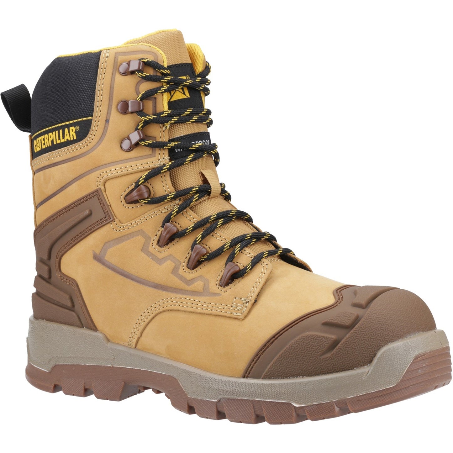 Caterpillar STRIVER XL 8" Mens Waterproof Safety Boots Combat Style