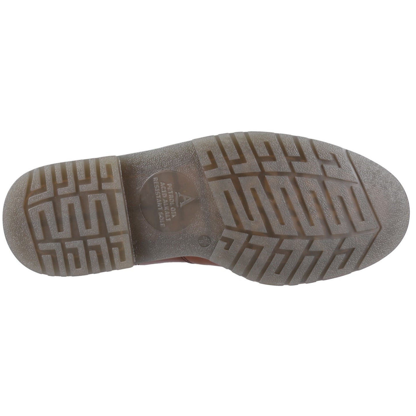 Amblers Wells Mens Tan Leather Dealer Boots Hardwearing PVC Sole