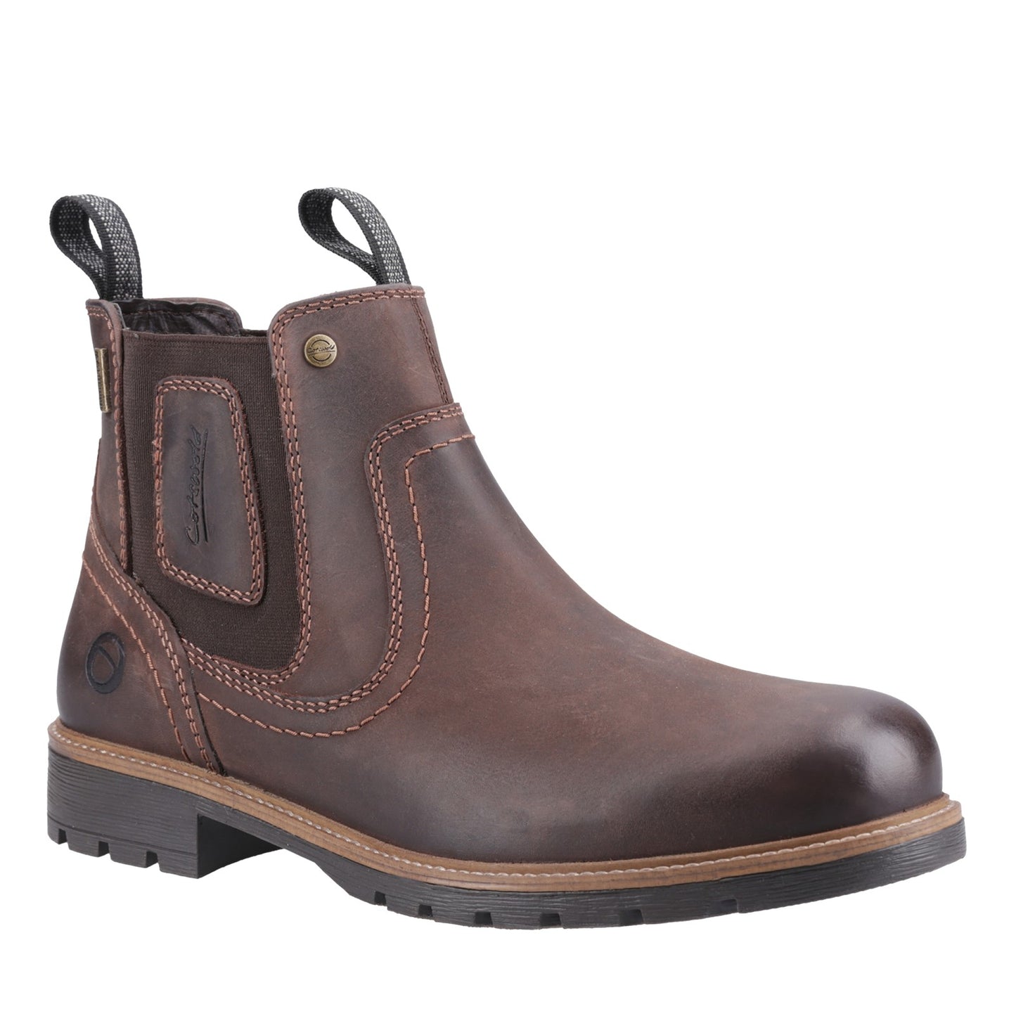 Cotswold Chipping Mens Leather Waterproof Rugged Country Boots