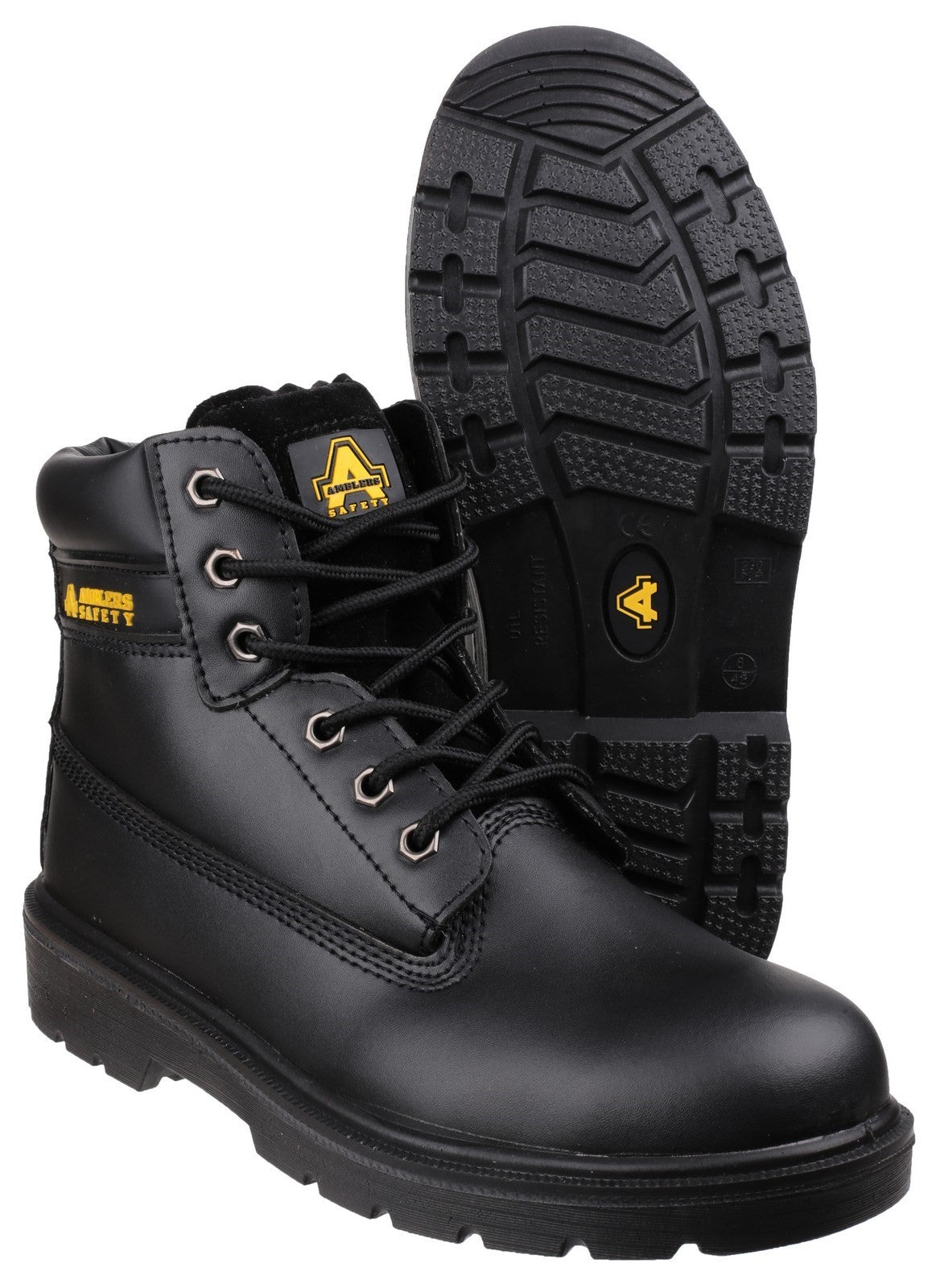 Amblers FS112 Steel Toe Cap Black Safety Boots Amblers Safety