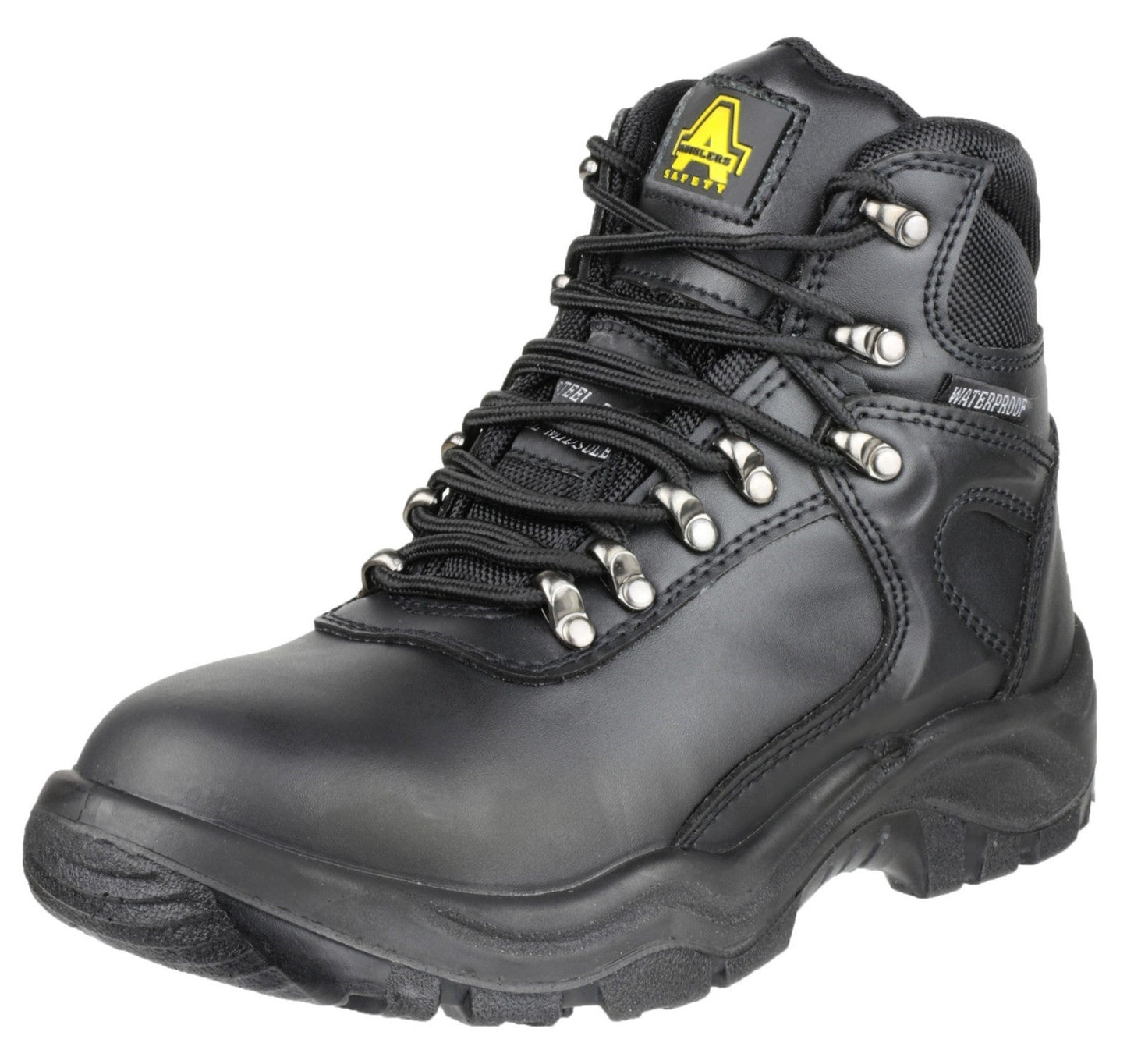 Amblers FS218 Waterproof Black Steel Toe Cap Safety Boots Amblers Safety