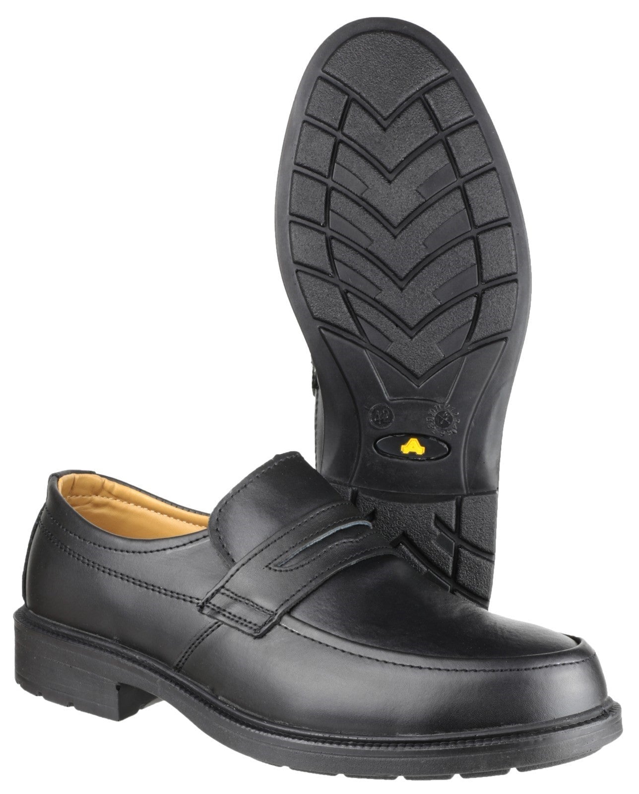 Amblers FS46 Mocc Toe Mens Leather Smart Safety Shoes Amblers Safety