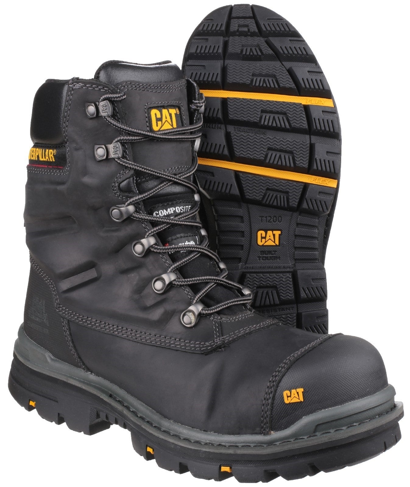 Caterpillar Premier Waterproof Safety Boot Boots Safety Caterpillar