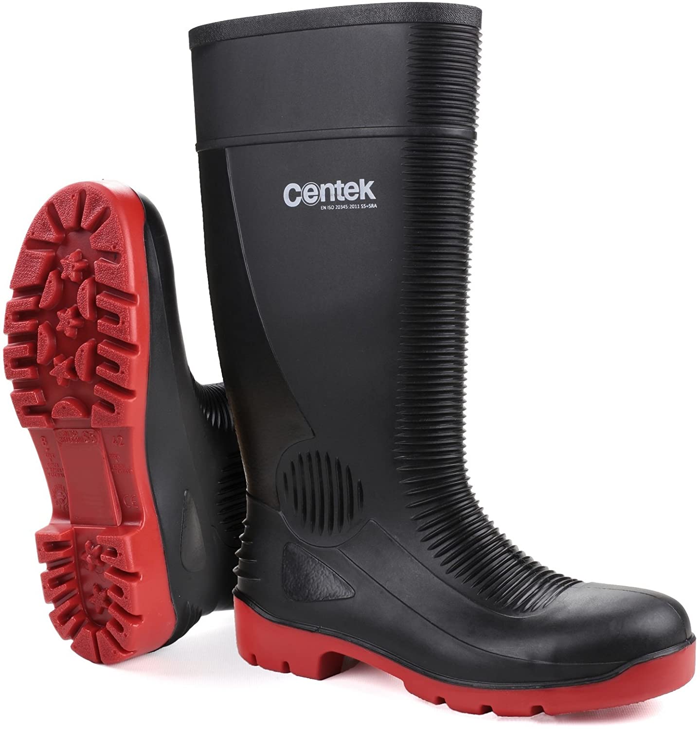 Centek FS338 Compactor Steel Toe Cap Safety Wellingtons Centek