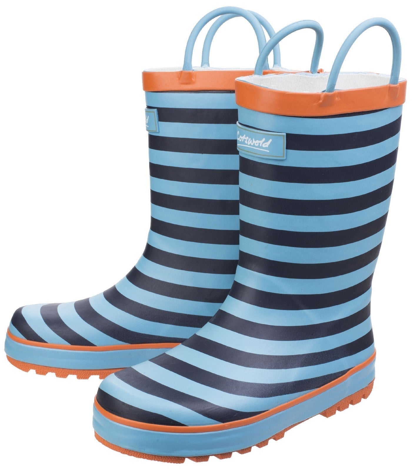 Cotswold Captain Stripy Kids Wellington Boots Cotswold