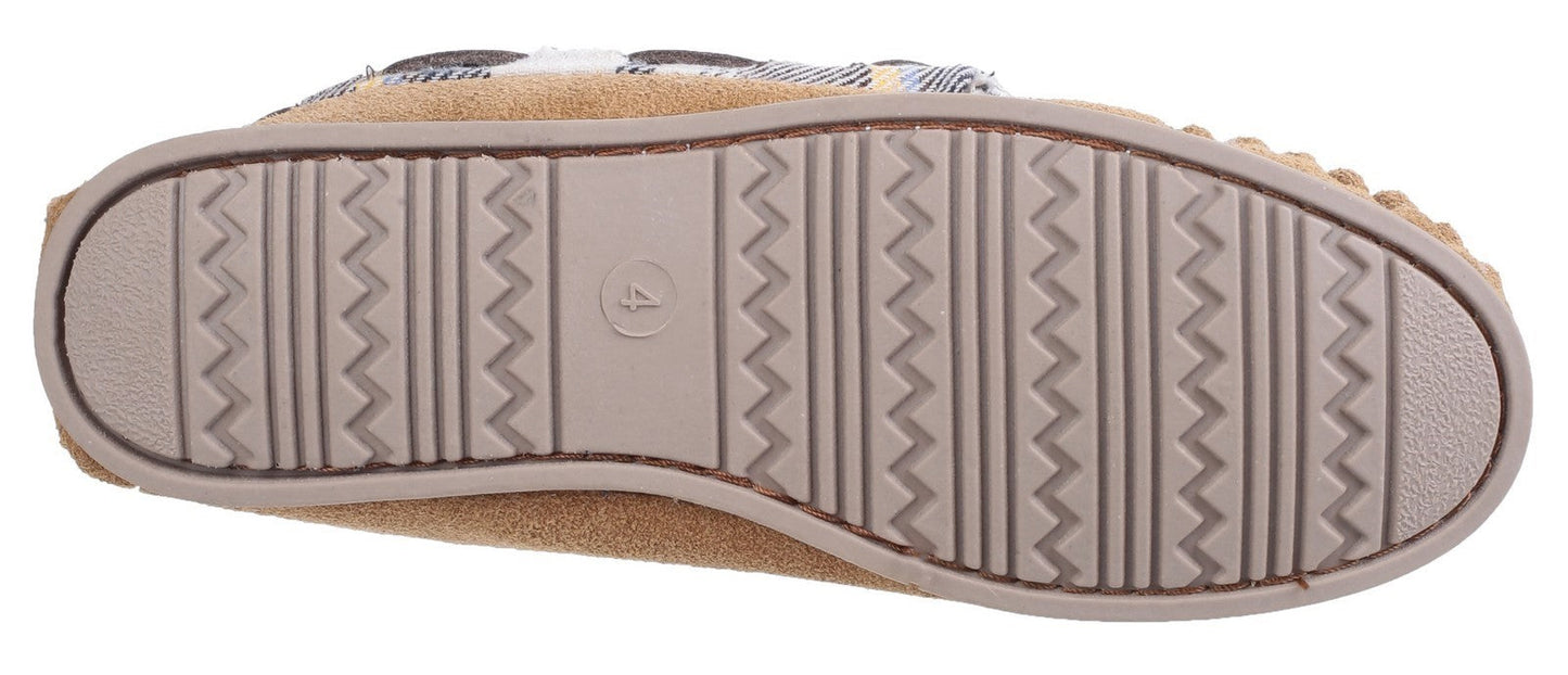 Cotswold Kilkenny Ladies Slip On Moccasin Slippers Cotswold