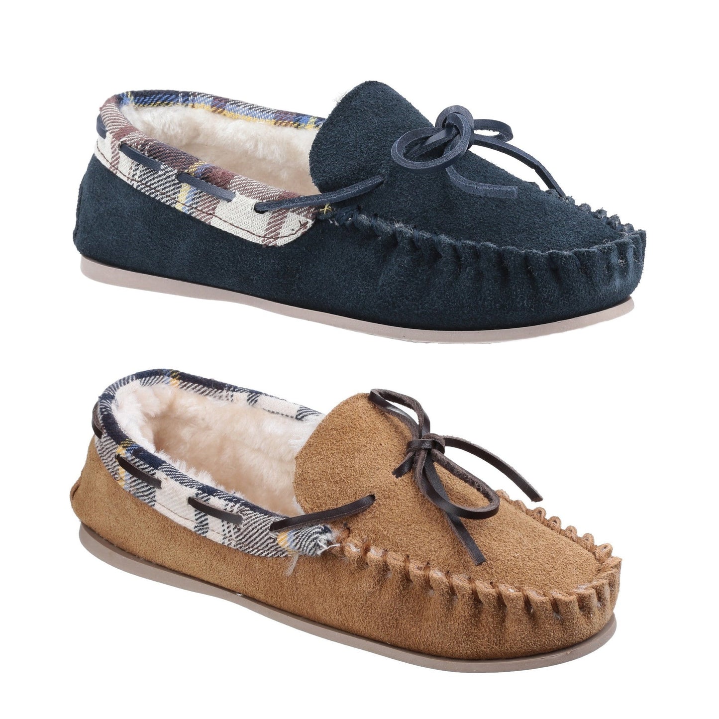 Cotswold Kilkenny Ladies Slip On Moccasin Slippers Cotswold