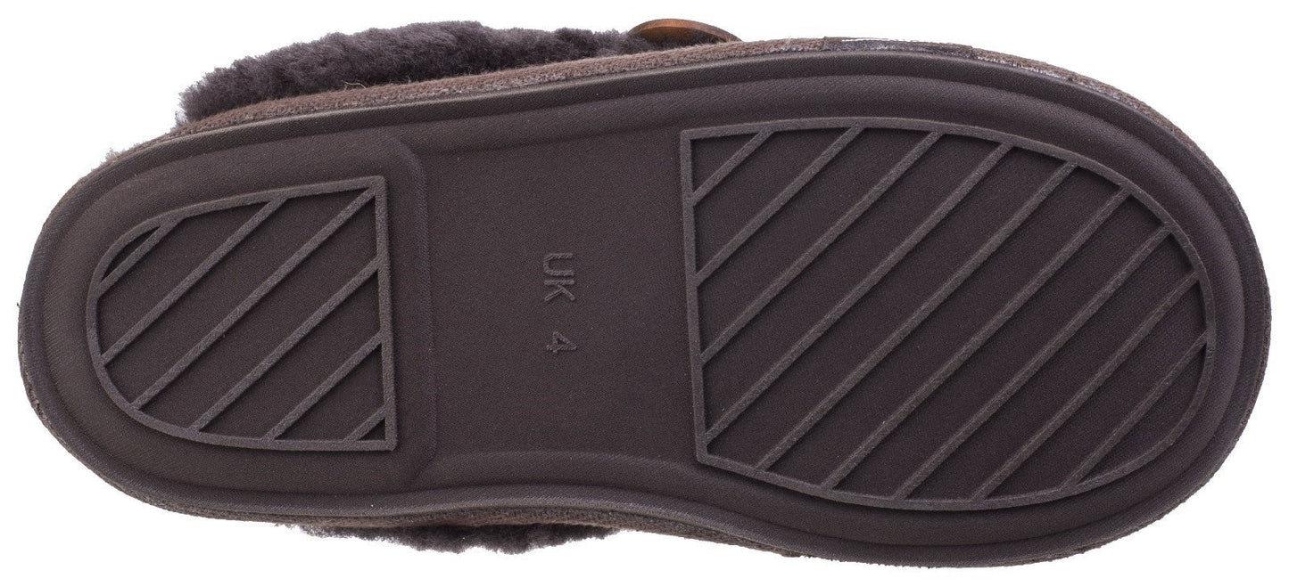 Cotswold Lechlade Sheepskin Ladies Mule Slippers Cotswold