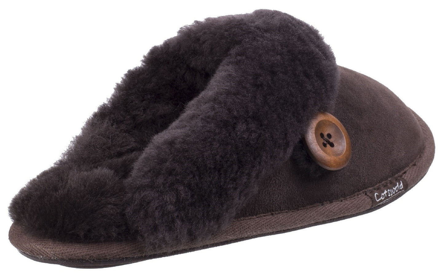 Cotswold Lechlade Sheepskin Ladies Mule Slippers Cotswold