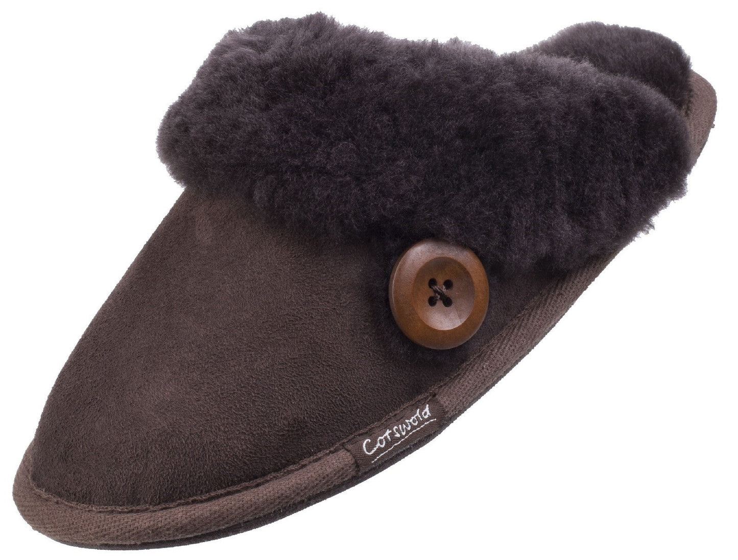 Cotswold Lechlade Sheepskin Ladies Mule Slippers Cotswold