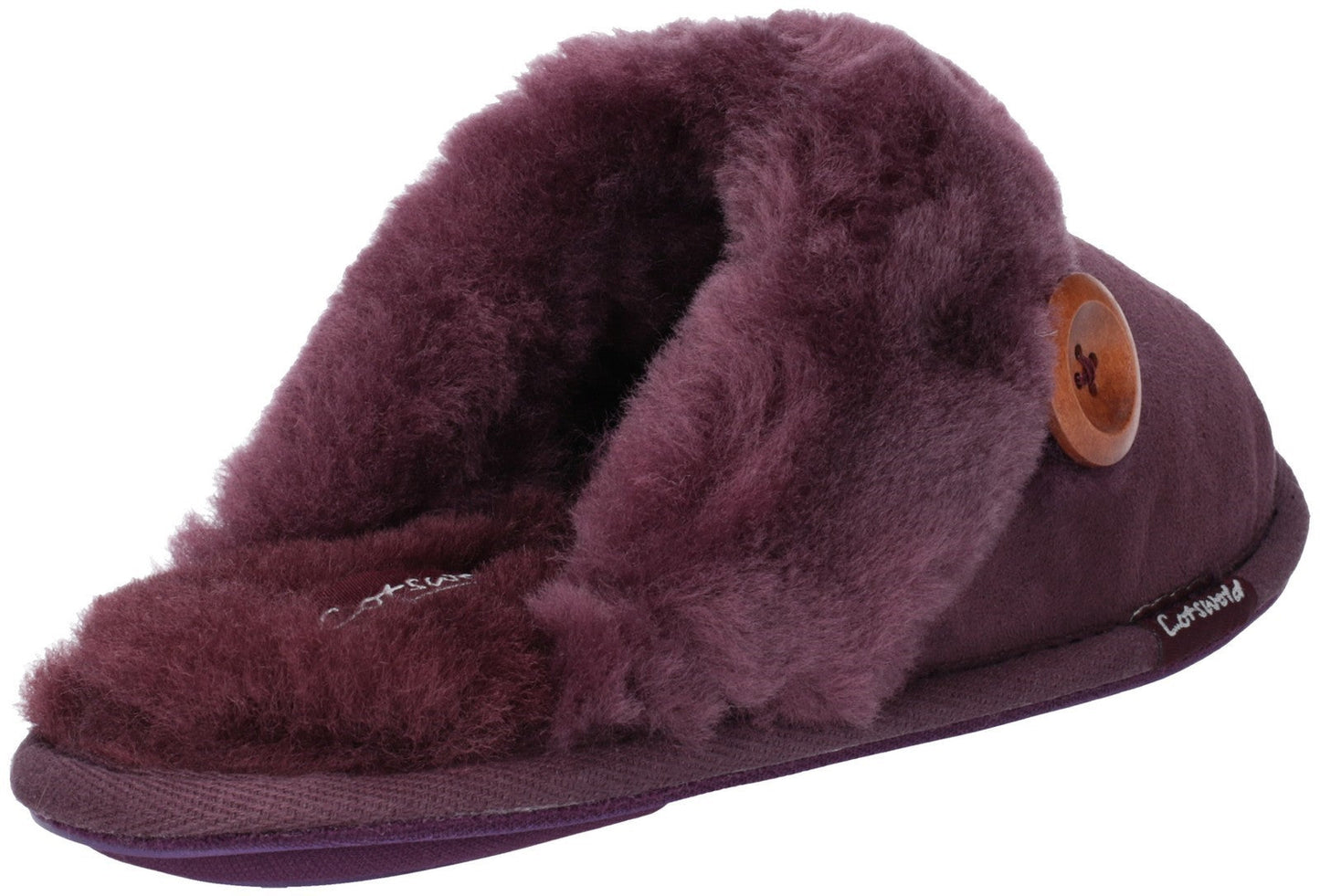Cotswold Lechlade Sheepskin Ladies Mule Slippers Cotswold
