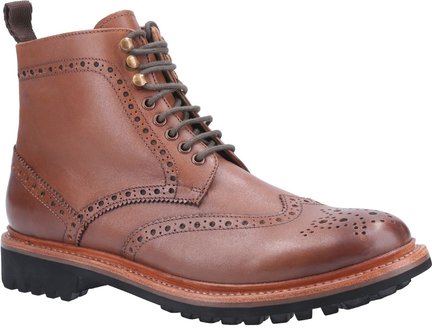 Cotswold Rissington Commando Mens Brogue Boots Cotswold