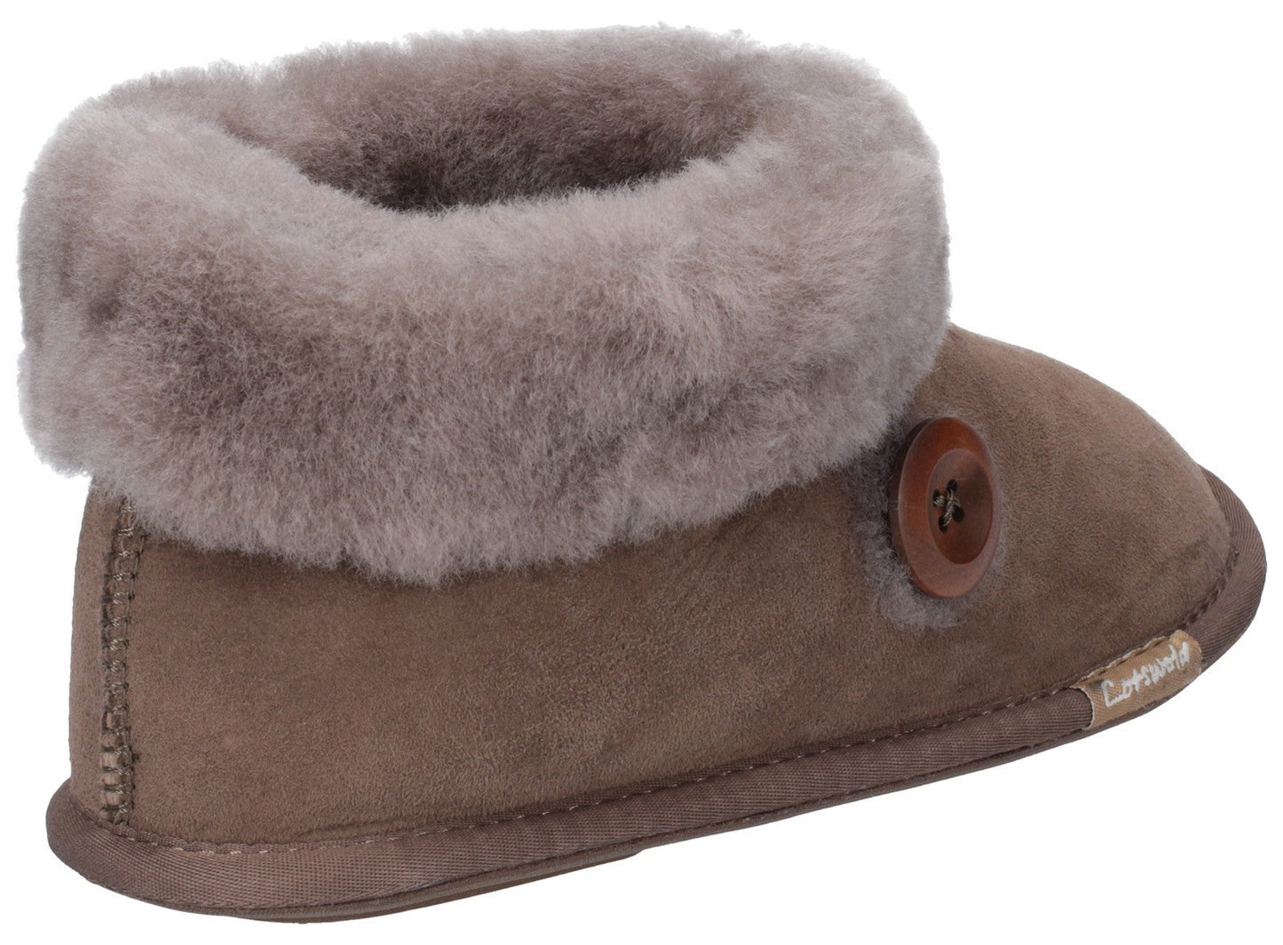 Cotswold Wotton Sheepskin Ladies Bootie Slippers Cotswold