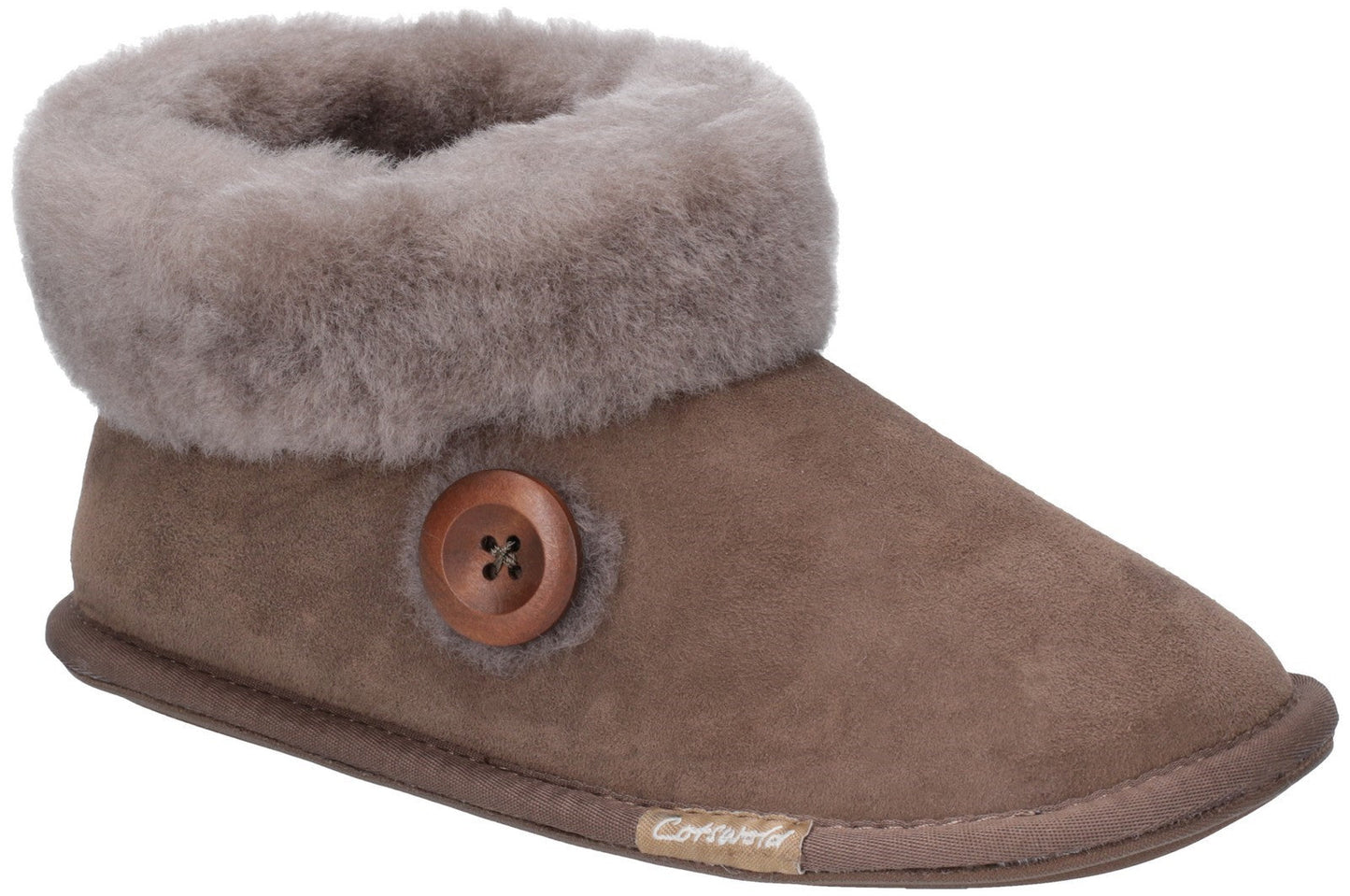 Cotswold Wotton Sheepskin Ladies Bootie Slippers Cotswold