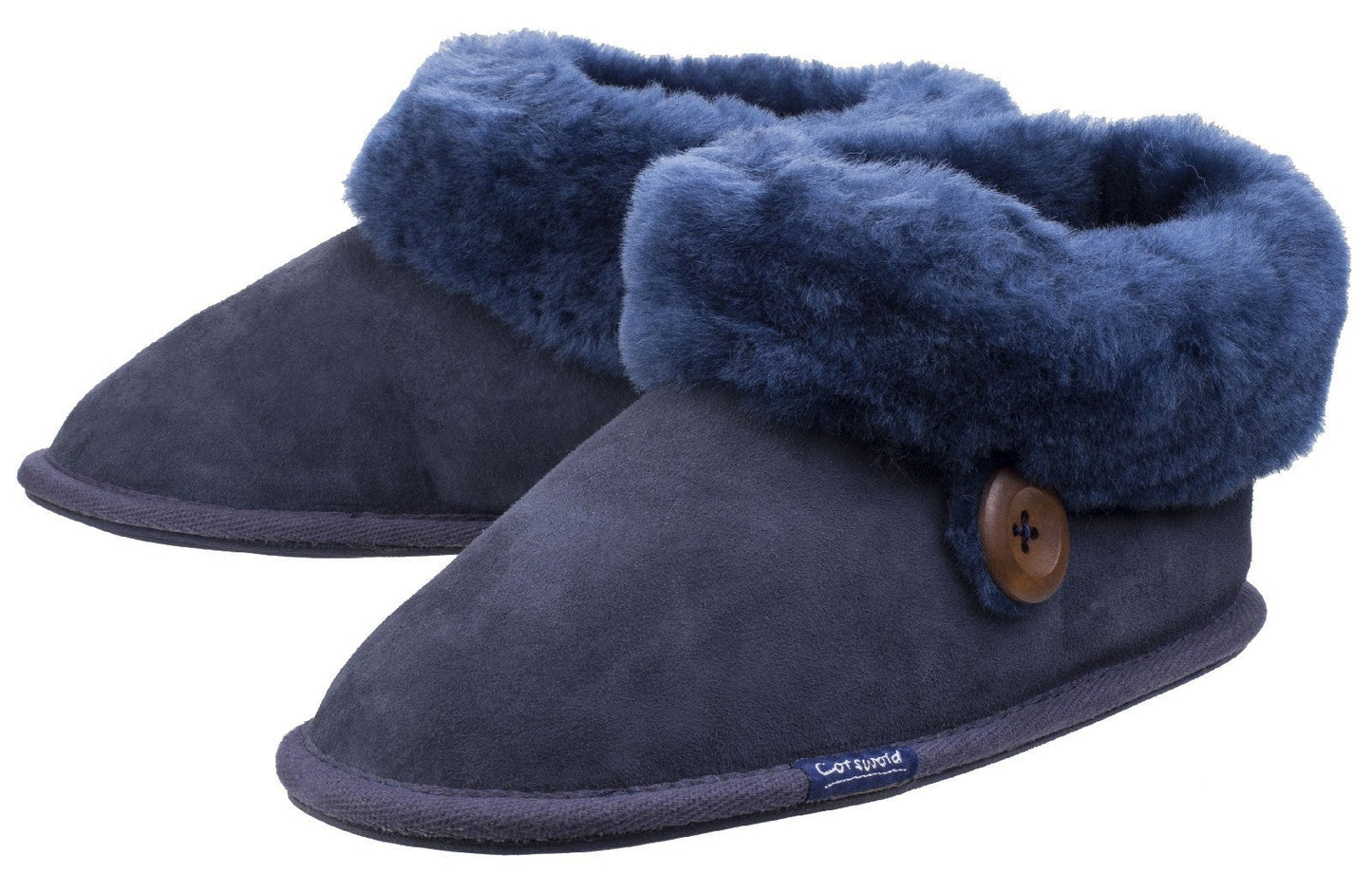 Cotswold Wotton Sheepskin Ladies Bootie Slippers Cotswold
