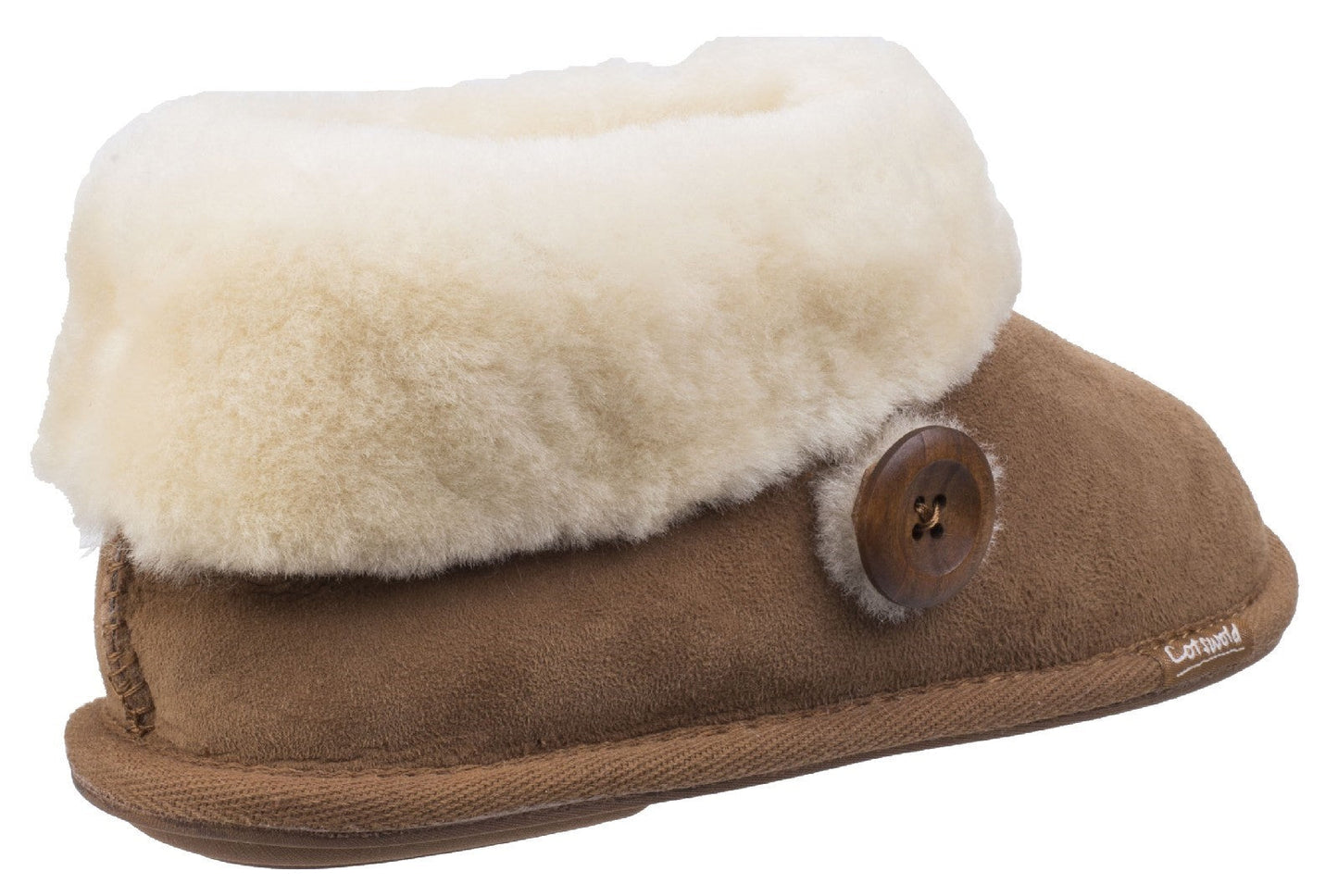 Cotswold Wotton Sheepskin Ladies Bootie Slippers Cotswold