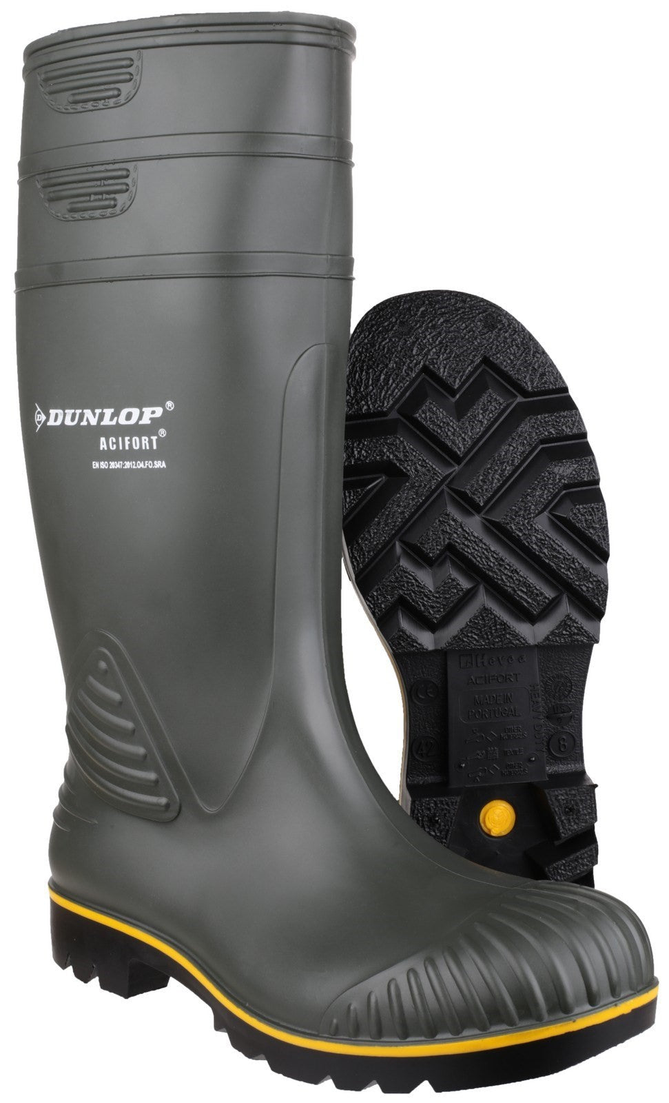 Dunlop Acifort Heavy Duty Non Safety Wellington Boots Dunlop