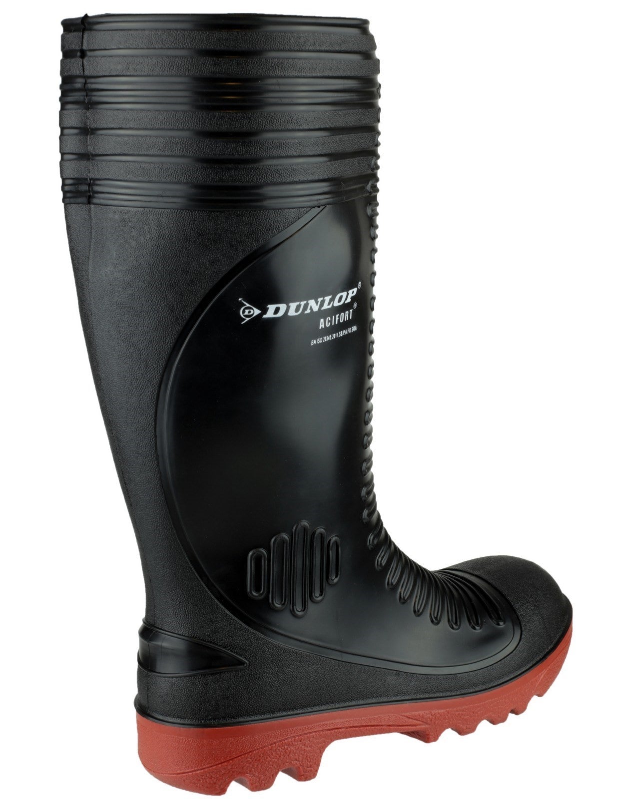 Dunlop Acifort Ribbed Full Safety Wellington Boots Dunlop