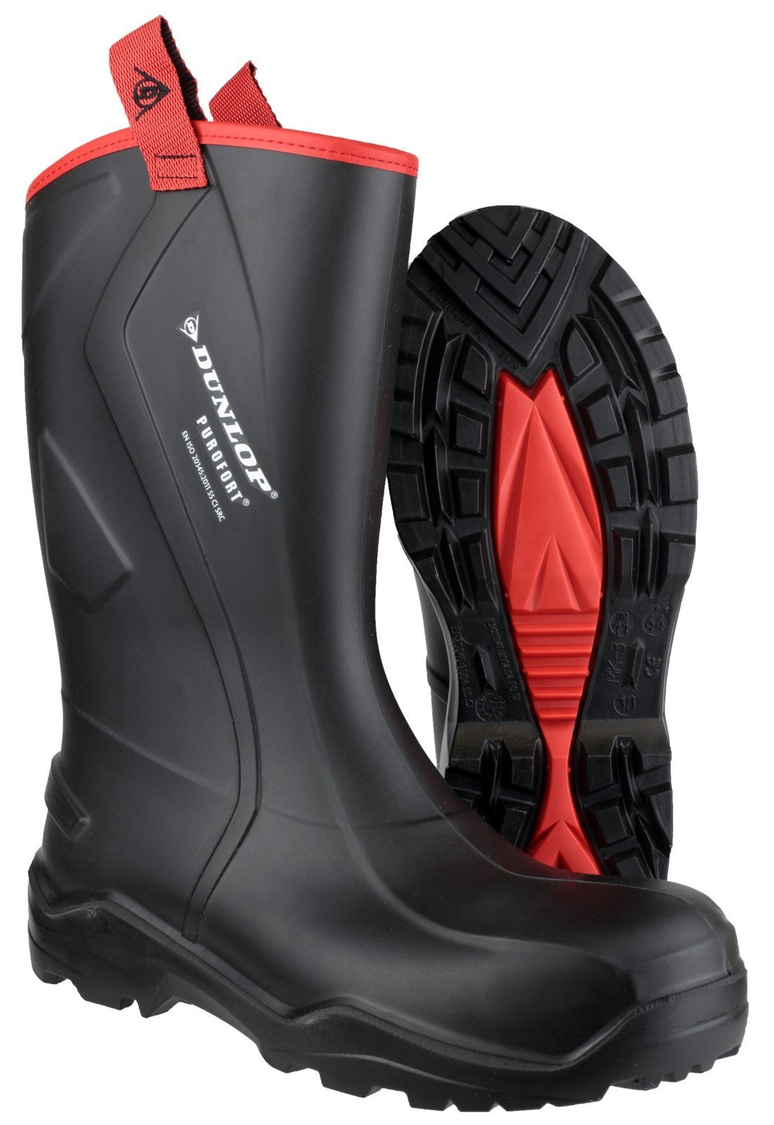 Dunlop Purofort+ Rugged Full Safety Wellington Boots Dunlop