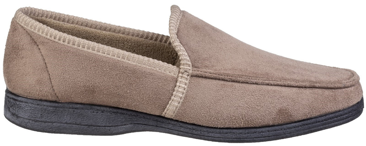 Fleet & Foster Dakis Slip On Slipper Classic Mens Slippers Fleet & Foster