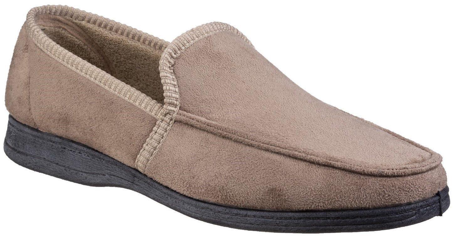 Fleet & Foster Dakis Slip On Slipper Classic Mens Slippers Fleet & Foster