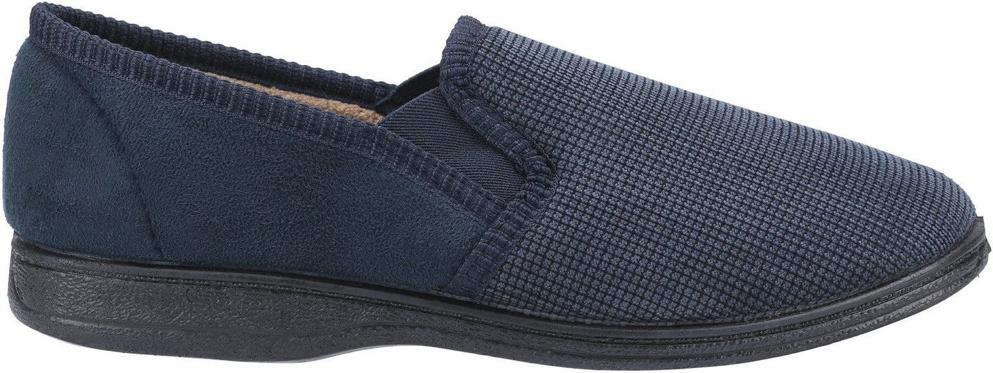 Fleet & Foster Tim Twin Gusset Classic Mens Slippers Mirak