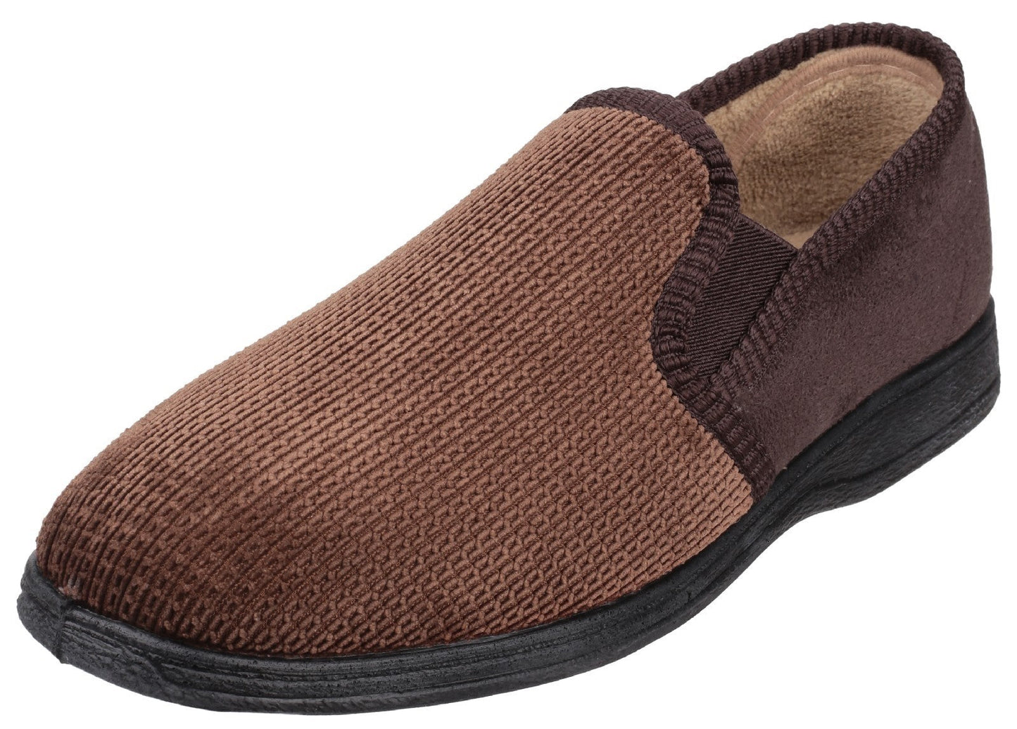 Fleet & Foster Tim Twin Gusset Classic Mens Slippers Mirak