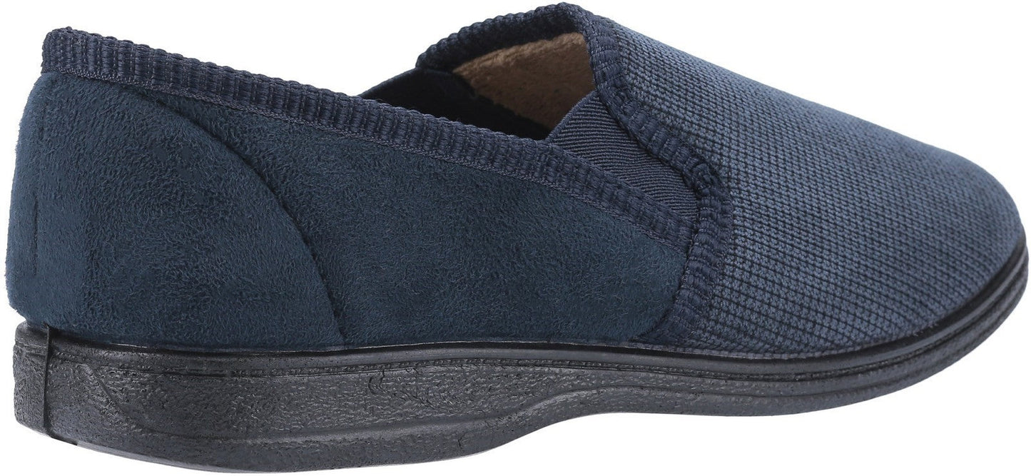 Fleet & Foster Tim Twin Gusset Classic Mens Slippers Mirak
