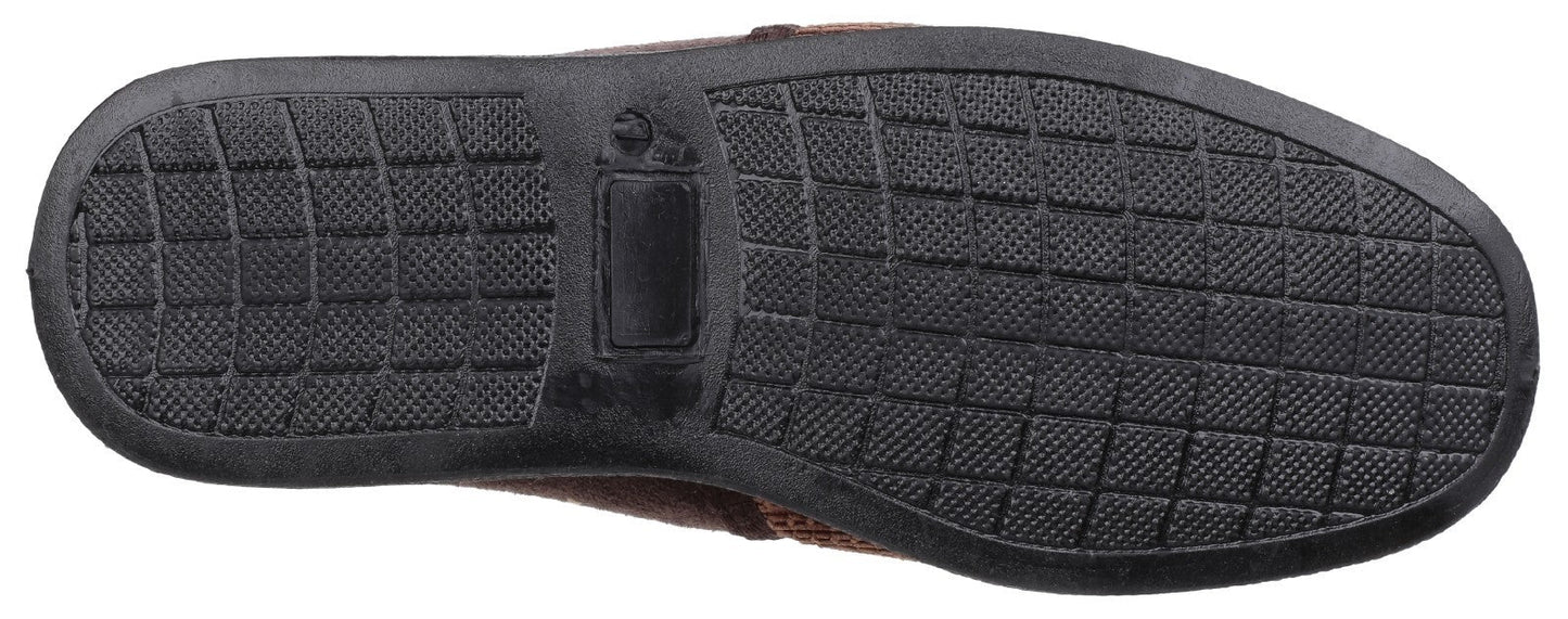 Fleet & Foster Tim Twin Gusset Classic Mens Slippers Mirak