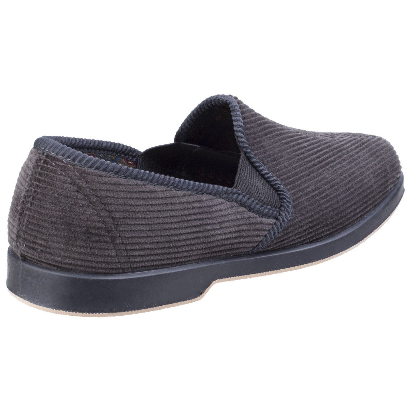 GBS Exeter Mens Traditional Twin Gusset Slippers GBS