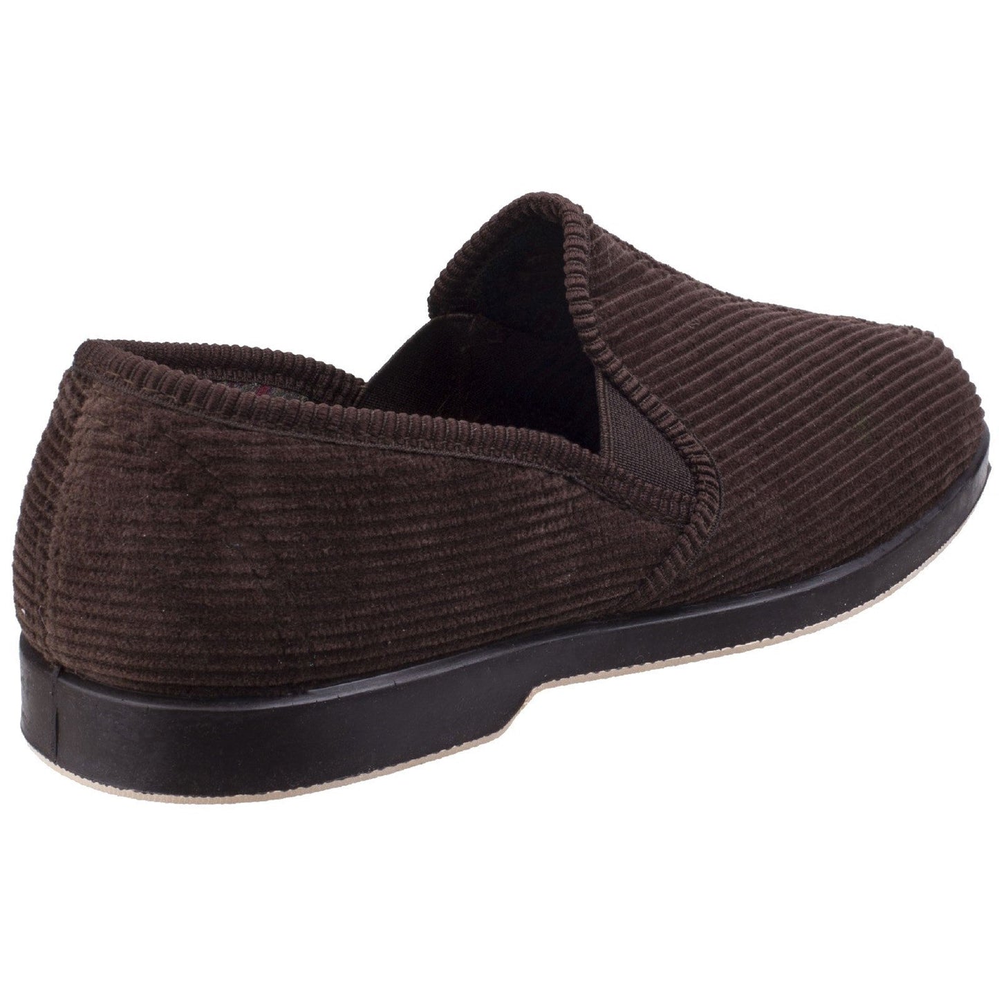 GBS Exeter Mens Traditional Twin Gusset Slippers GBS