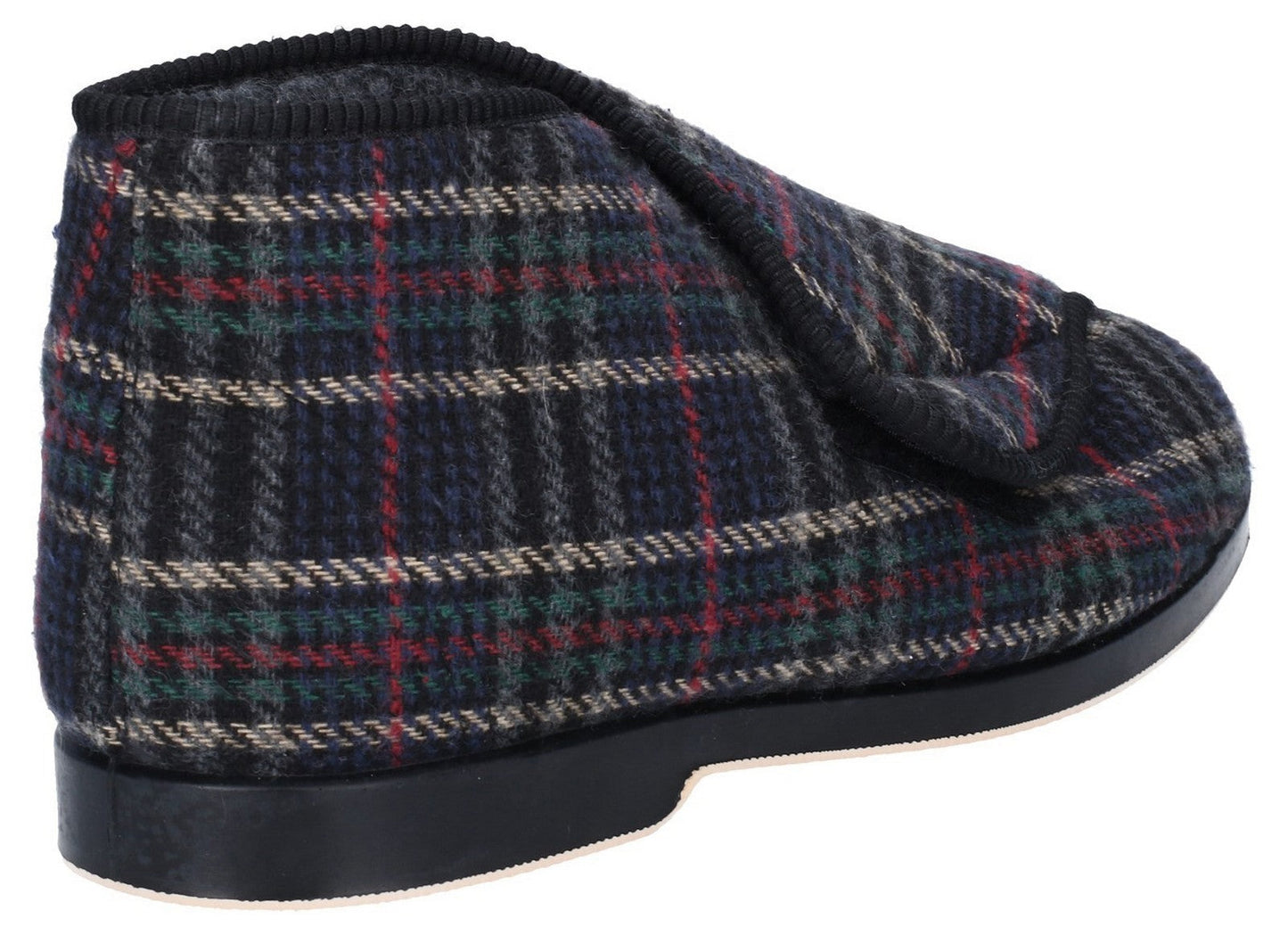 GBS William Mens Touch Fastening Bootie Slippers GBS