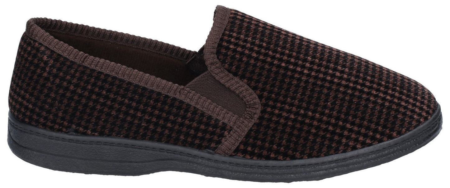 Mirak Highbury Twin Gusset Slipper Classic Mens Slippers Mirak
