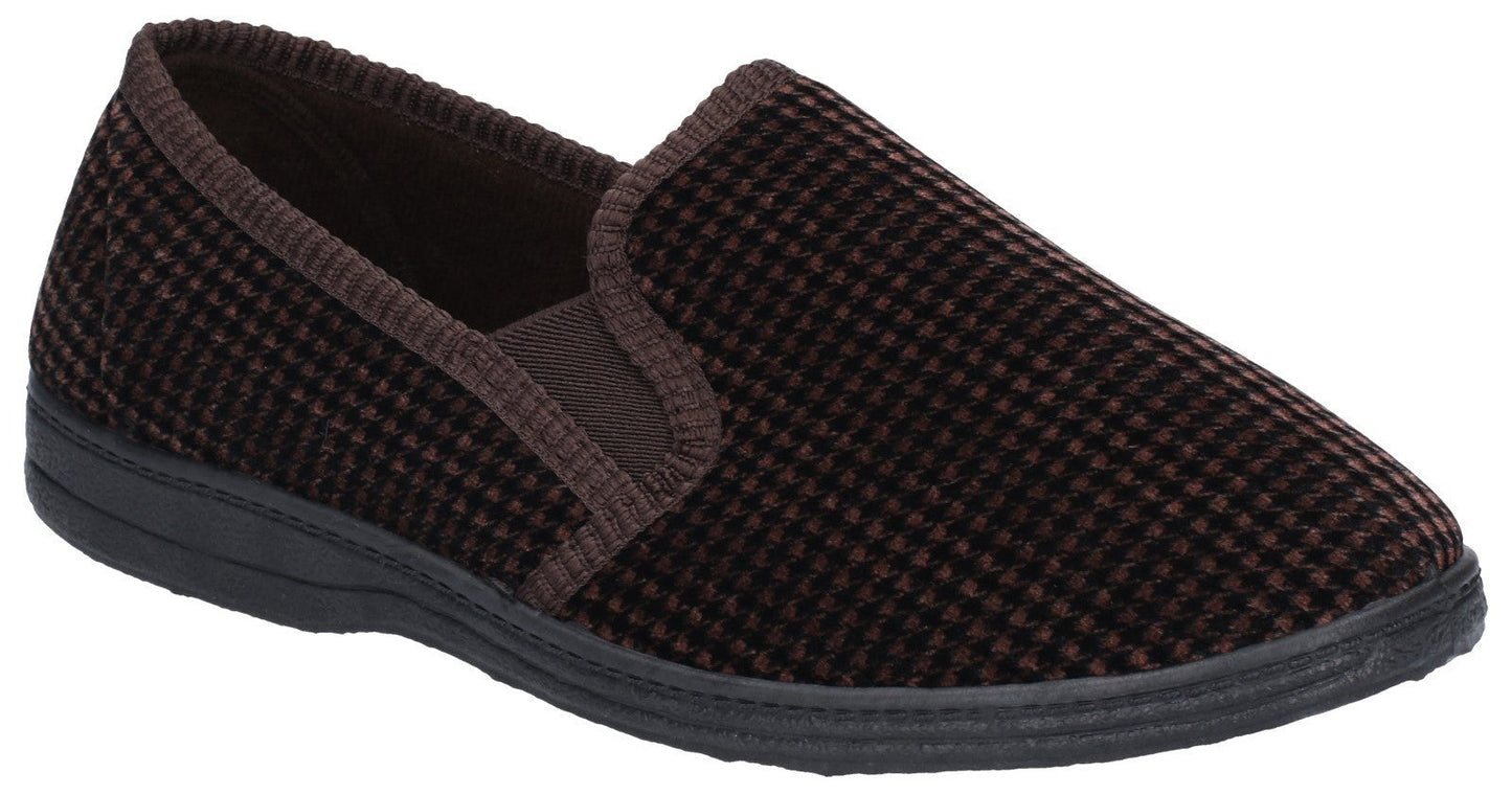 Mirak Highbury Twin Gusset Slipper Classic Mens Slippers Mirak