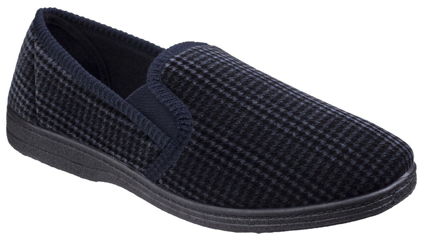 Mirak Highbury Twin Gusset Slipper Classic Mens Slippers Mirak
