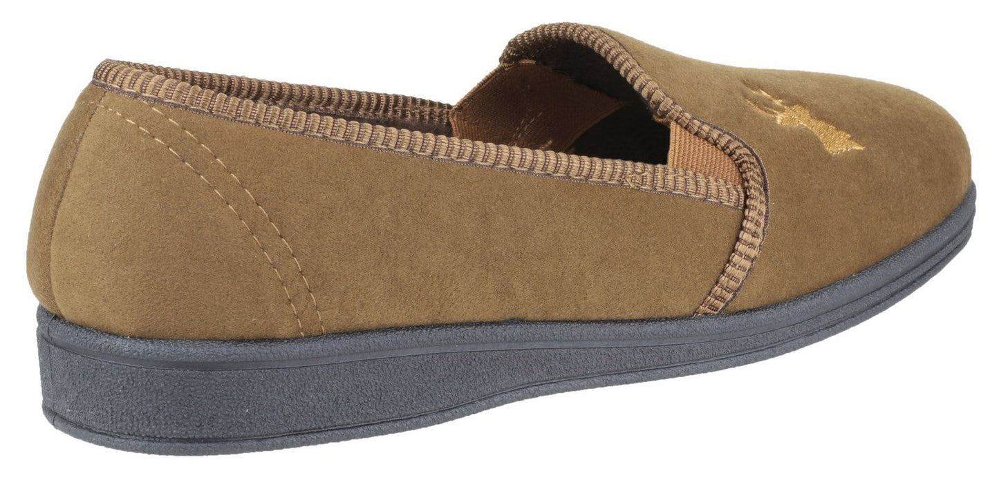 Mirak Stag Classic Slip On Mens Slippers Mirak