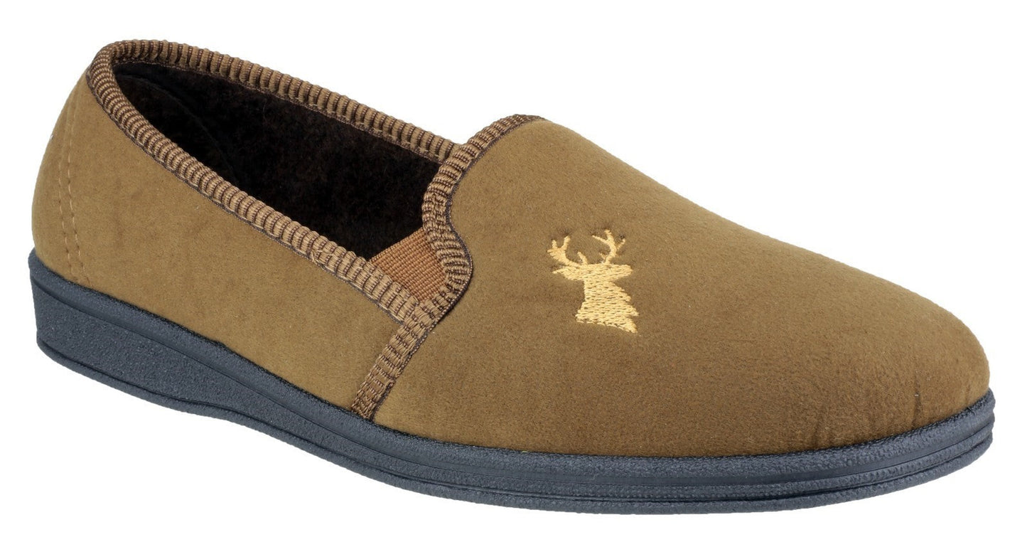 Mirak Stag Classic Slip On Mens Slippers Mirak