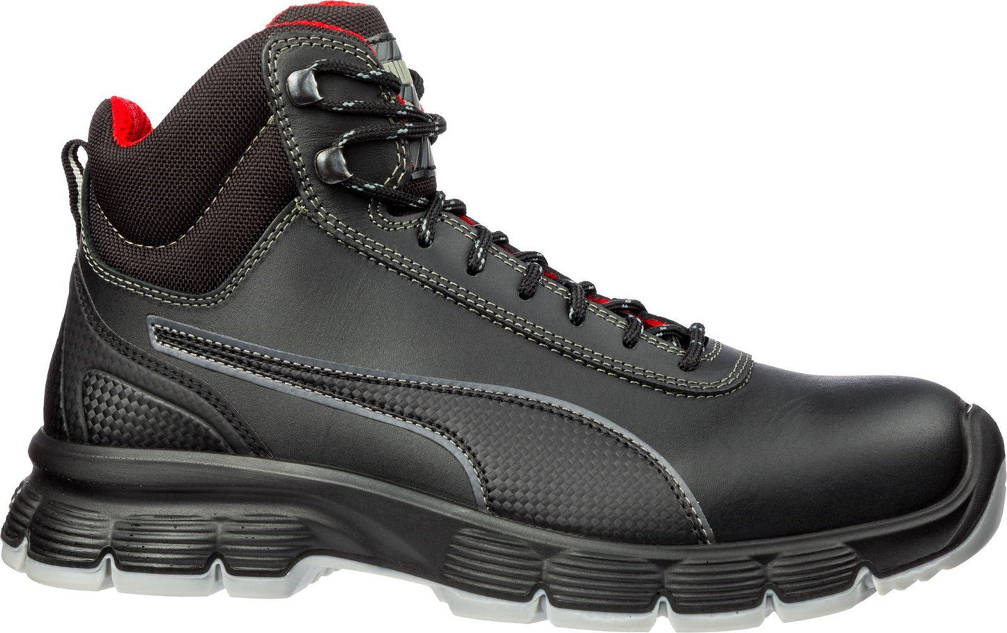 Puma Condor Mid S3 Steel Toe Cap Mens Black Safety Boots Puma Safety
