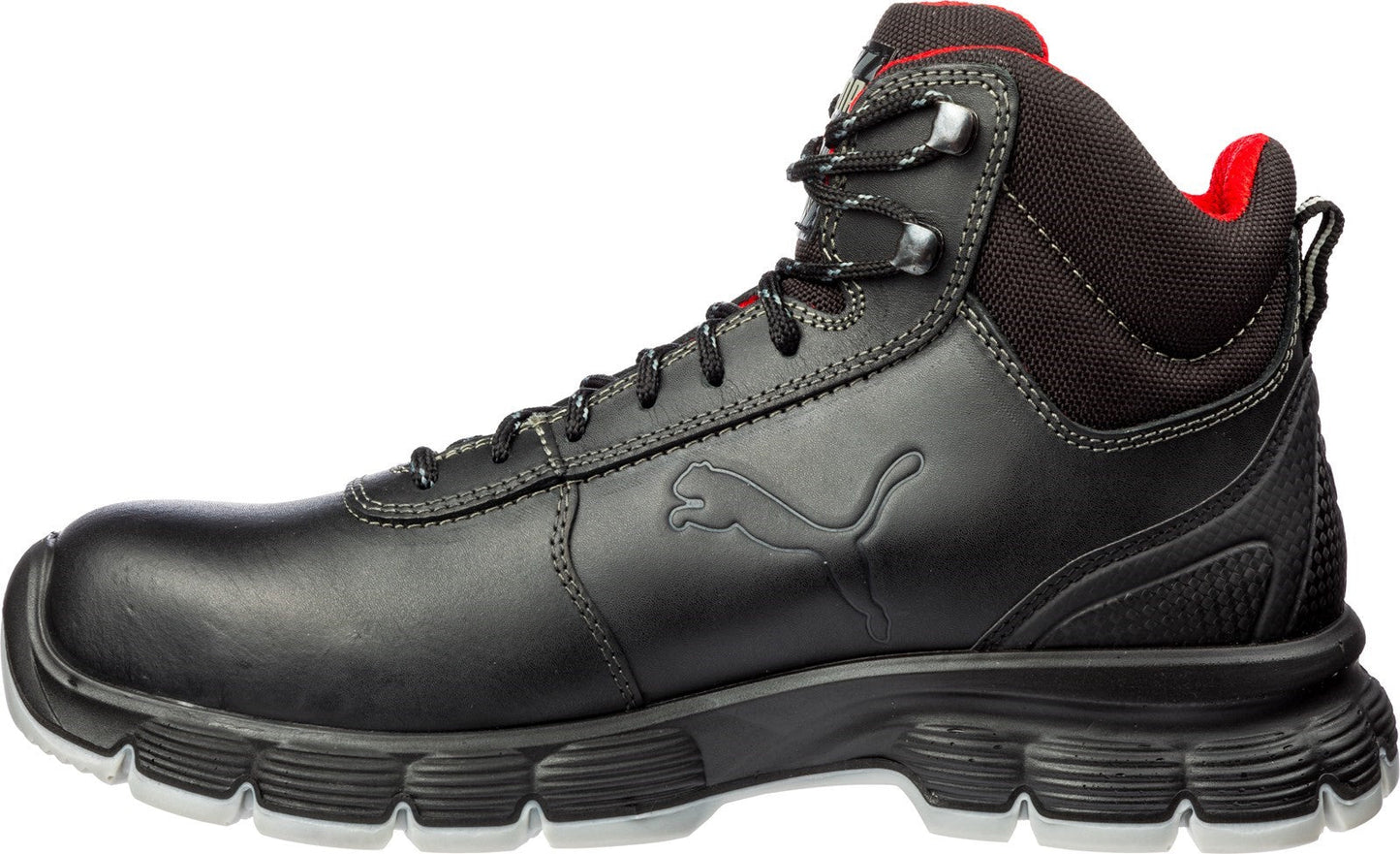 Puma Condor Mid S3 Steel Toe Cap Mens Black Safety Boots Puma Safety