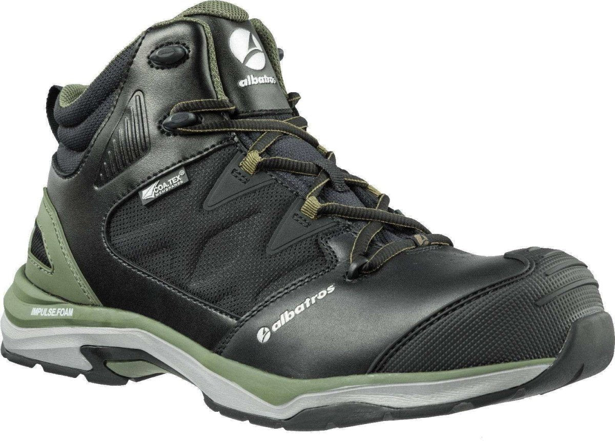 Albatros Ultratrail Olive CTX Mid Mens Safety Boots Albatros