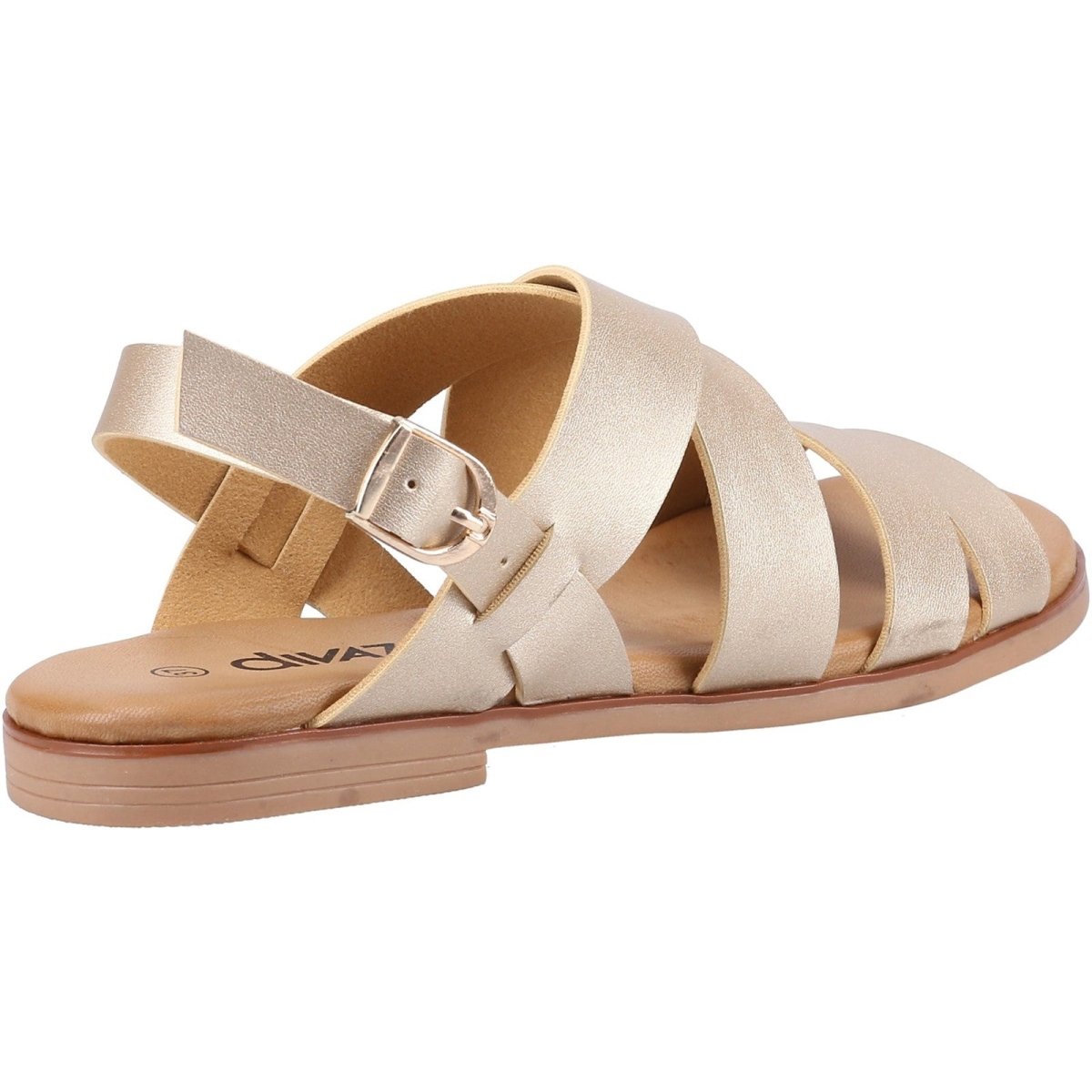 Divaz Sienna Ladies Vegan-Friendly Summer Sandals Divaz