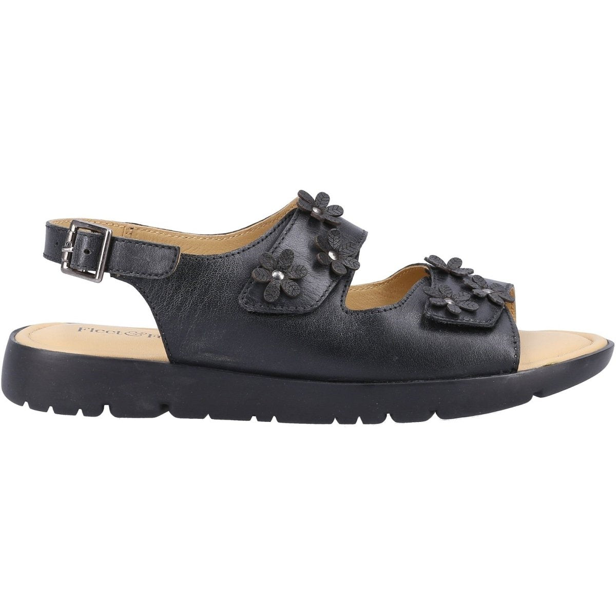 Fleet & Foster Kara Ladies Open-Toe Leather Summer Sandals Fleet & Foster