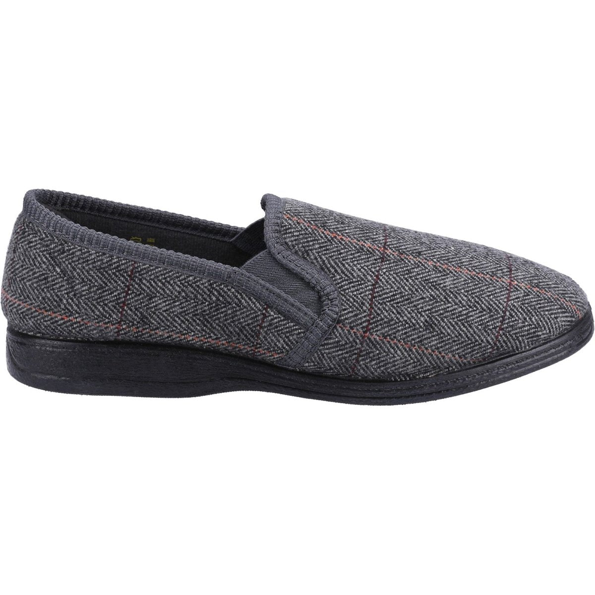 Fleet & Foster Mitchell Chequered Mens Classic Slippers Fleet & Foster