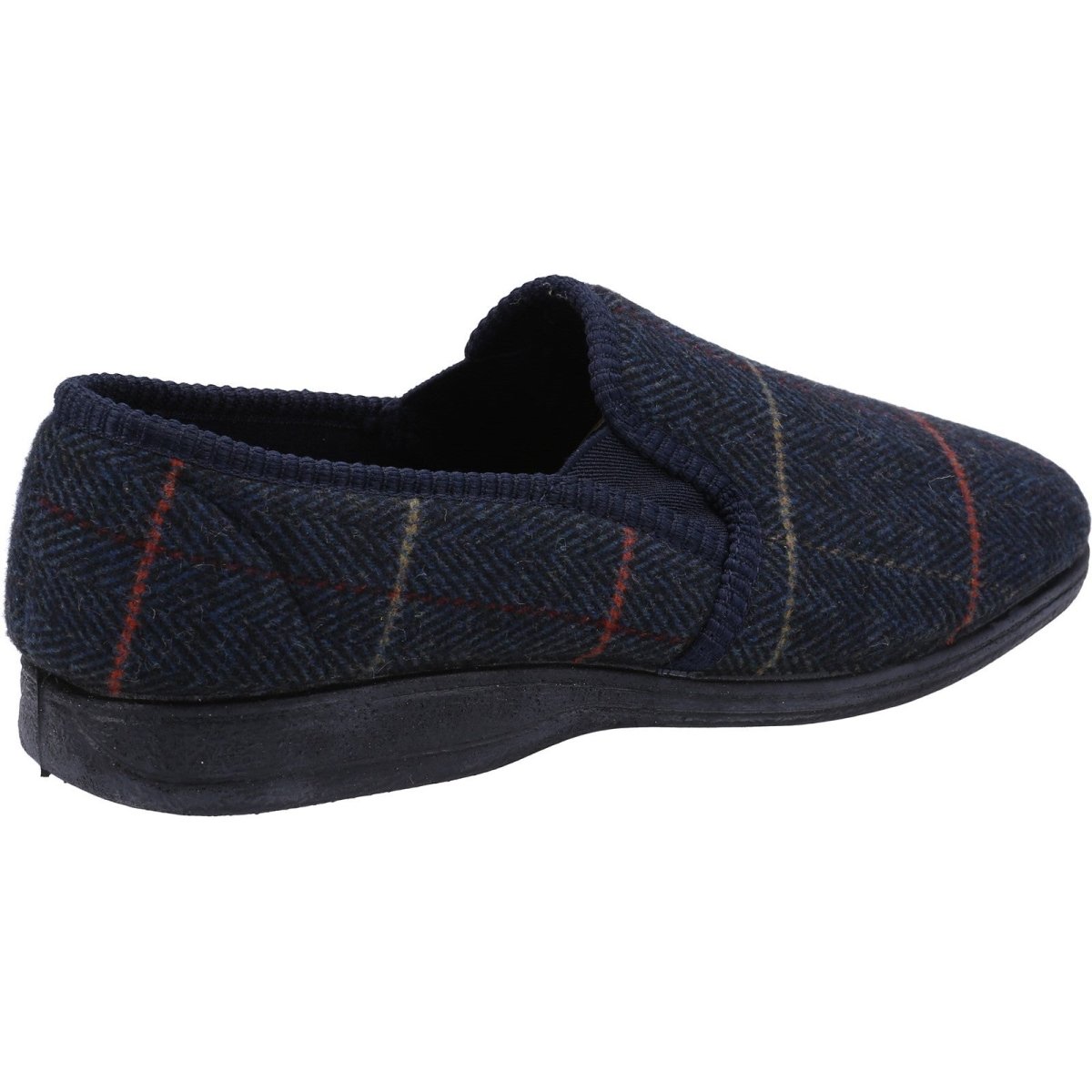Fleet & Foster Mitchell Chequered Mens Classic Slippers Fleet & Foster