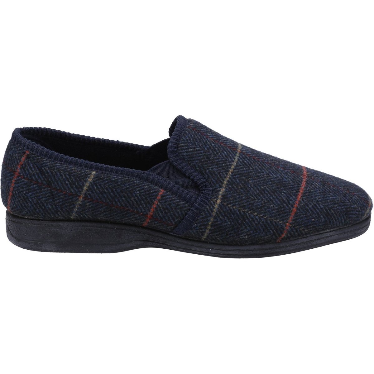 Fleet & Foster Mitchell Chequered Mens Classic Slippers Fleet & Foster