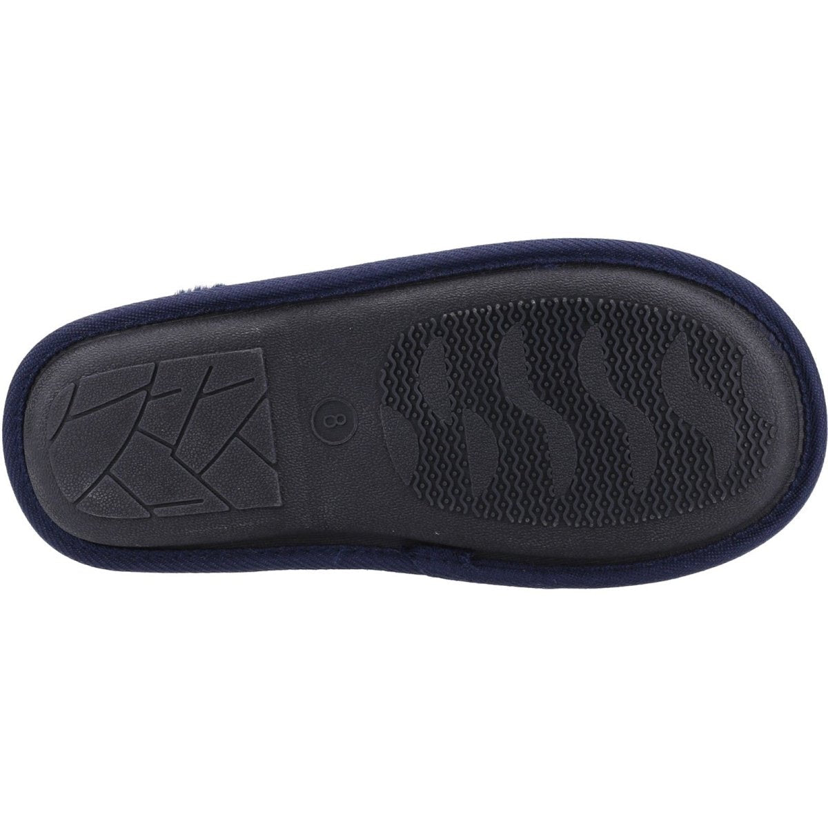 Fleet & Foster Rhys Chequered Slip-On Mens Mule Slippers Fleet & Foster