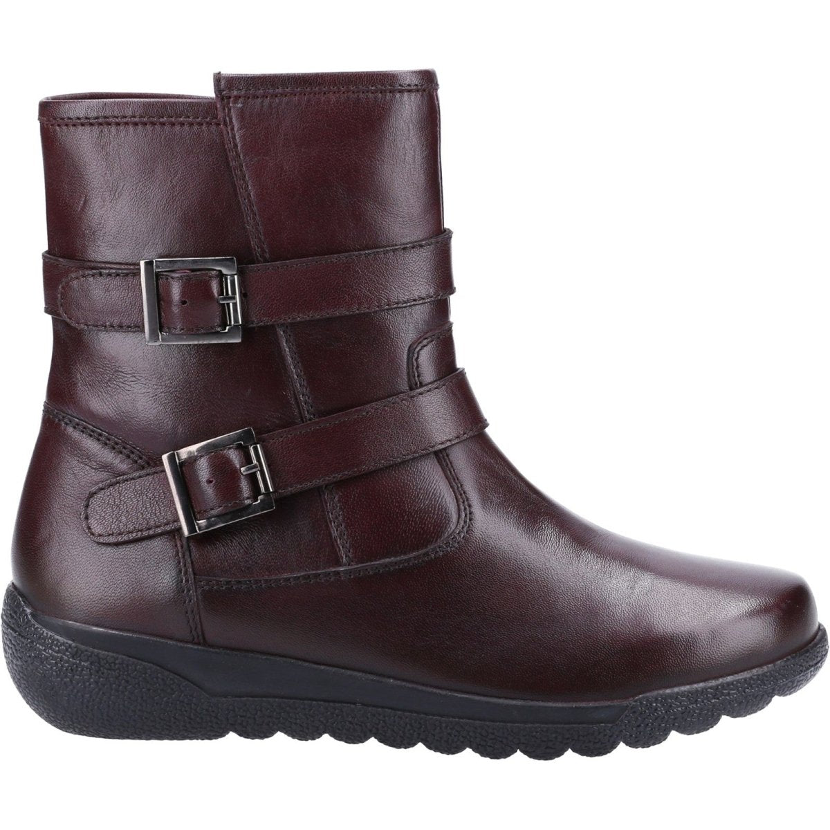 Fleet & Foster Zambia Leather Side-Zip Ladies Ankle Boots Fleet & Foster