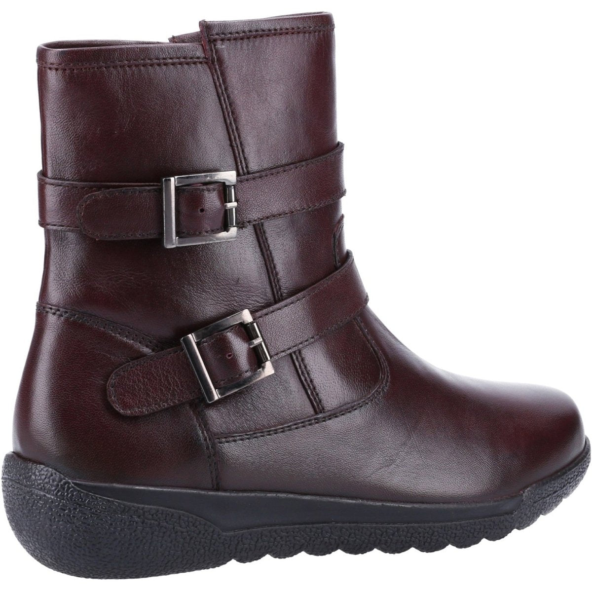 Fleet & Foster Zambia Leather Side-Zip Ladies Ankle Boots Fleet & Foster