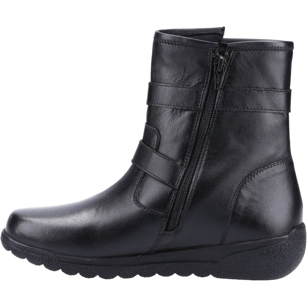 Fleet & Foster Zambia Leather Side-Zip Ladies Ankle Boots Fleet & Foster